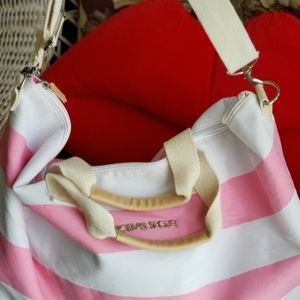 Victoria's Secret Pink & White Beach/ Overnite Bag
